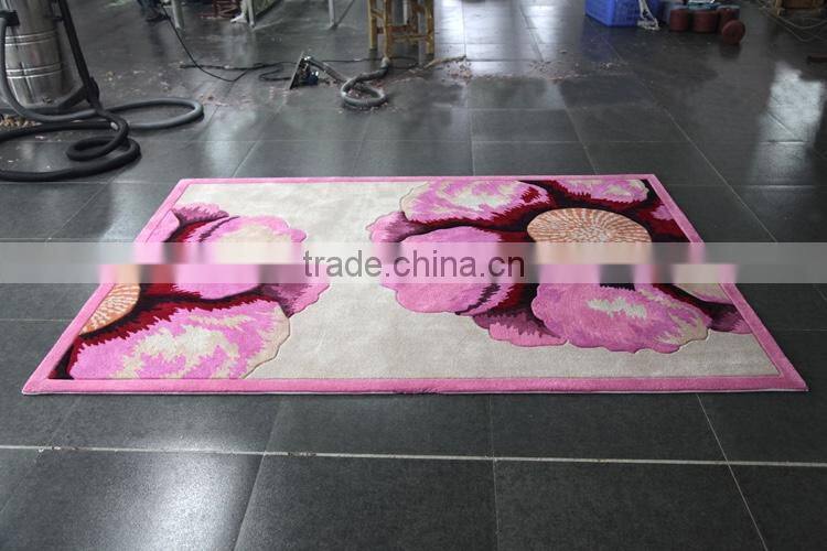 Chinese Wool And Silk Hand Tufted Carpet Rugs Handmade Wool Carpet YB-A006
