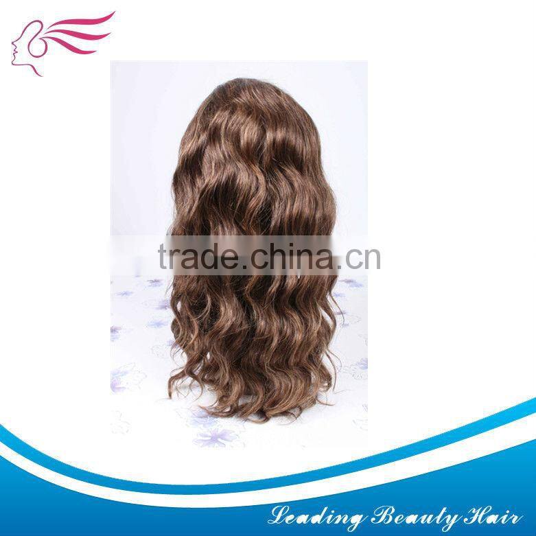 Wholesale 100% virgin human hair full lace wig in black and curly