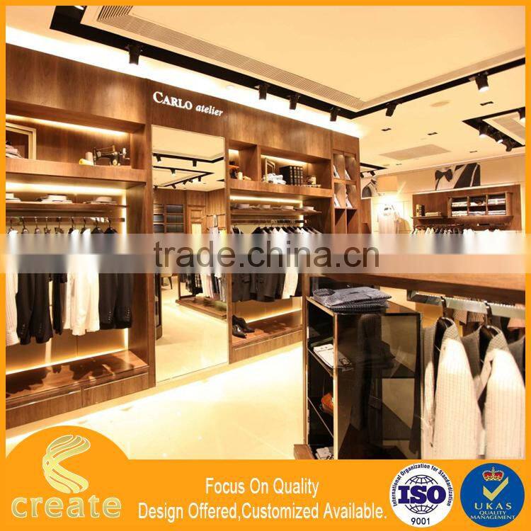 Factory direct sales all kinds of multifunctional metal & wood combined display stand/case/showcase/cabinet for costume/garment/
