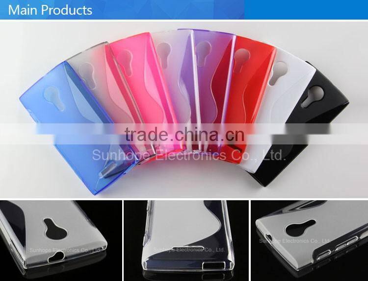 S line design cell phone case for alcatel One Touch Flash 2