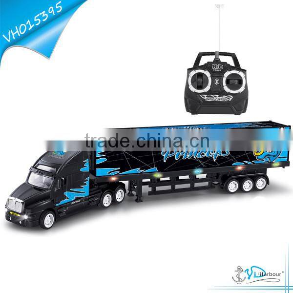 High Quality 4 Channel RC Container Truck with Music and Light
