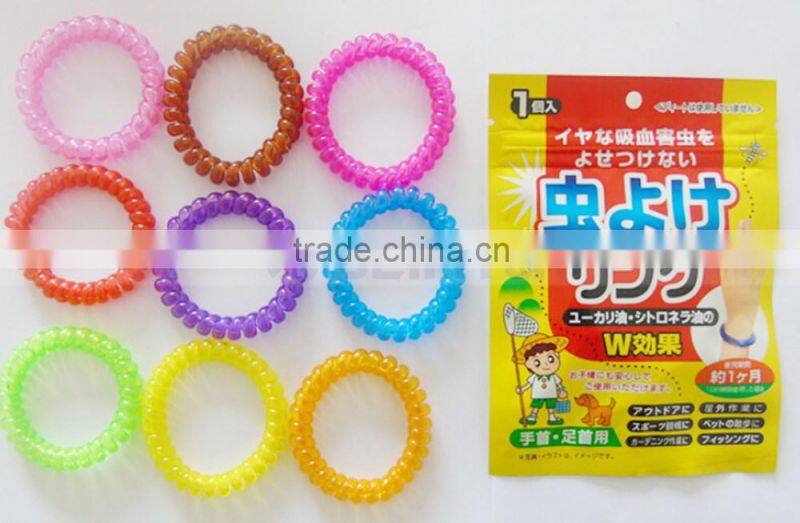 Multi Color Korea Silicon Watch Style Anti Mosquito Bracelet Repellent Band