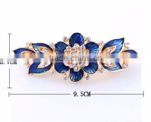 Large flowers and leaves hair clips, hair hair accessories, spring clip hair clips