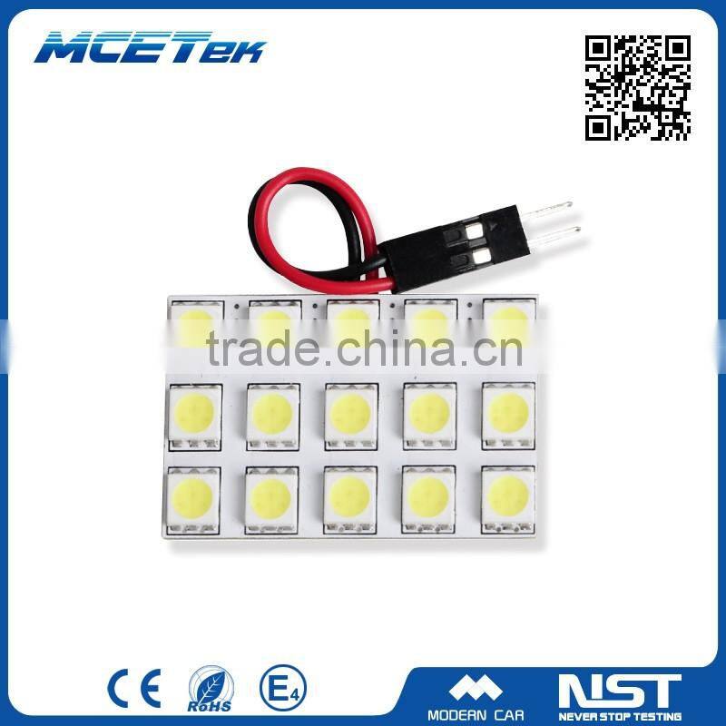 Facory strong supply fast production 5050chip 15smd car led light interior cob