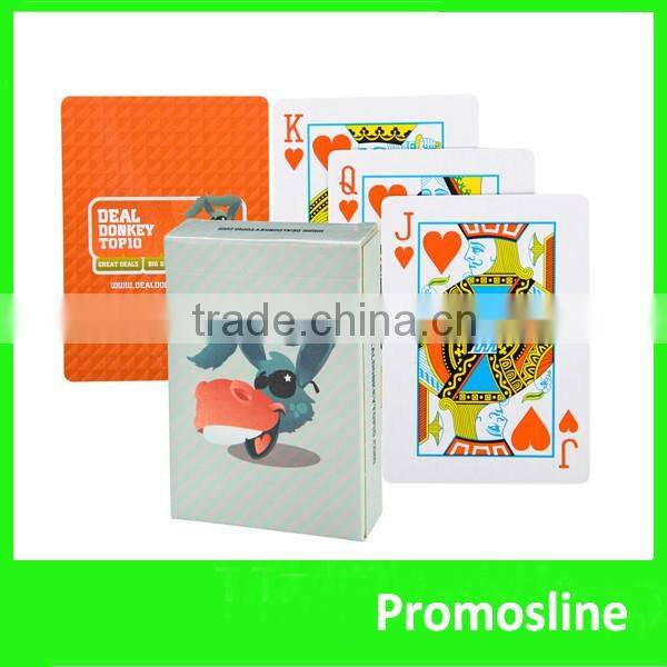 Hot Sell custom promotion play card print playing cards on a printer