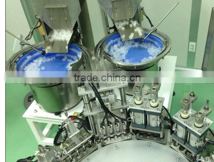 Fully auto cap for IV solution machine