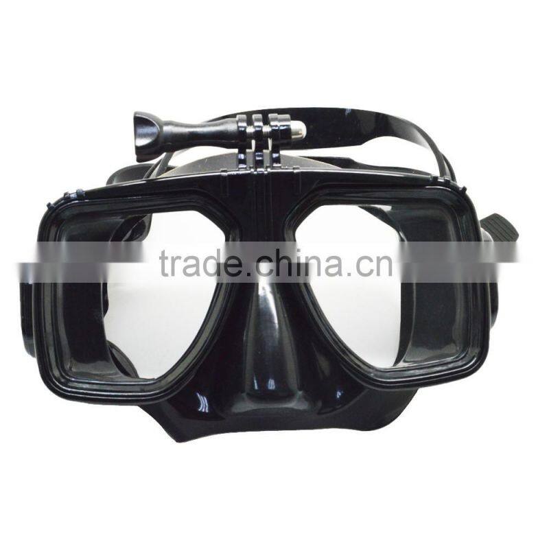 New design Diving Mask swimming goggle camera masks for go pro /GitUp Git2 action cam