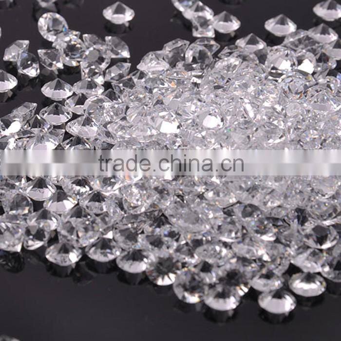 Clear Crystal Chaton, Decorative diamante Confettie, Unfoiled Diamond Confettie for Wedding and Party