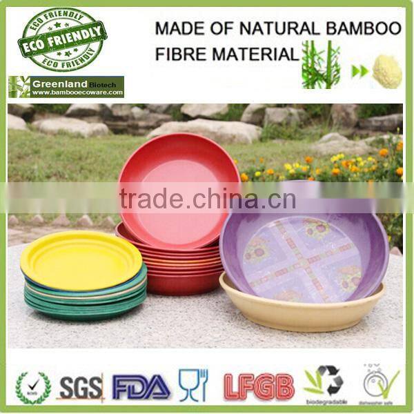 Bamboo fiber biodegradable bowl