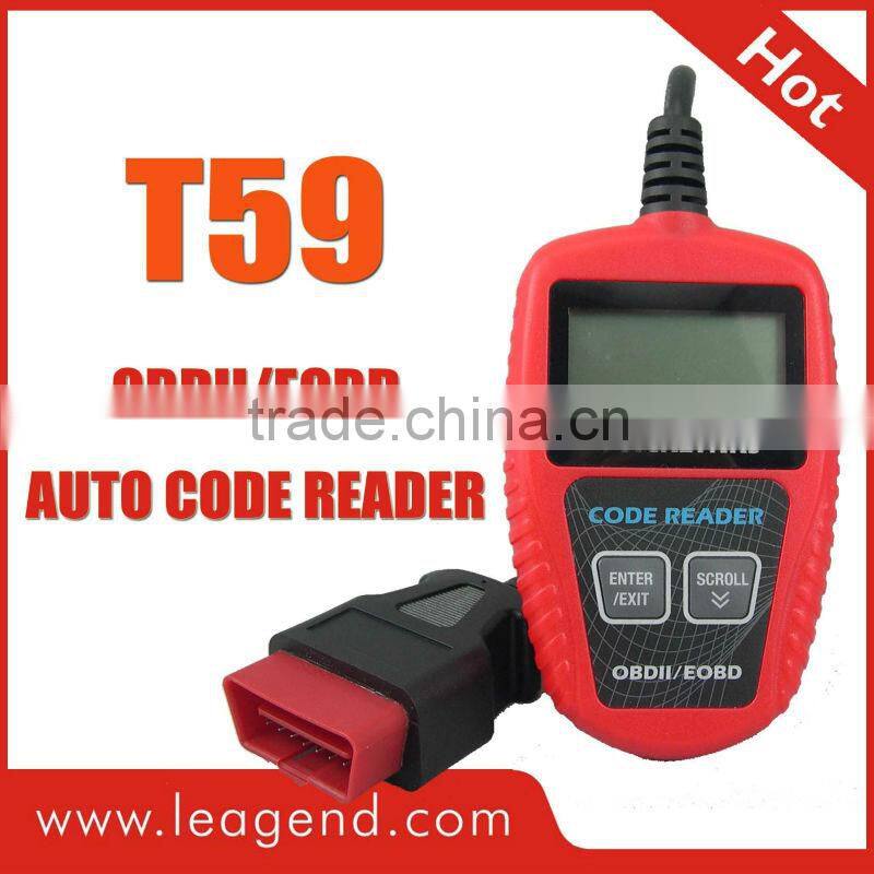 Handheld diagnostic device OBD2/EOBD diagnostic scan tool T59,update online