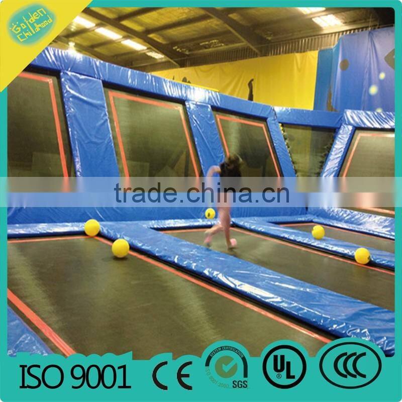 newest style large indoor trampoline park for amusement play