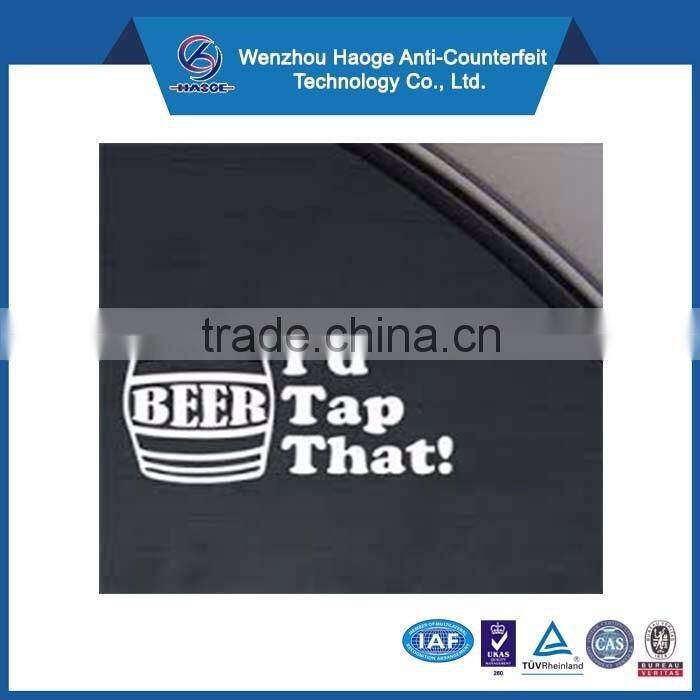 Custom printed vinyl car sticker,Car sticker custom logo