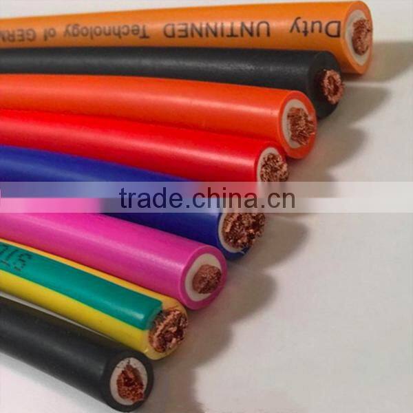 16mm 25mm 35mm 50mm 70mm 95mm h01n2-d multistrand copper wire welding cable with 100% quality assurance