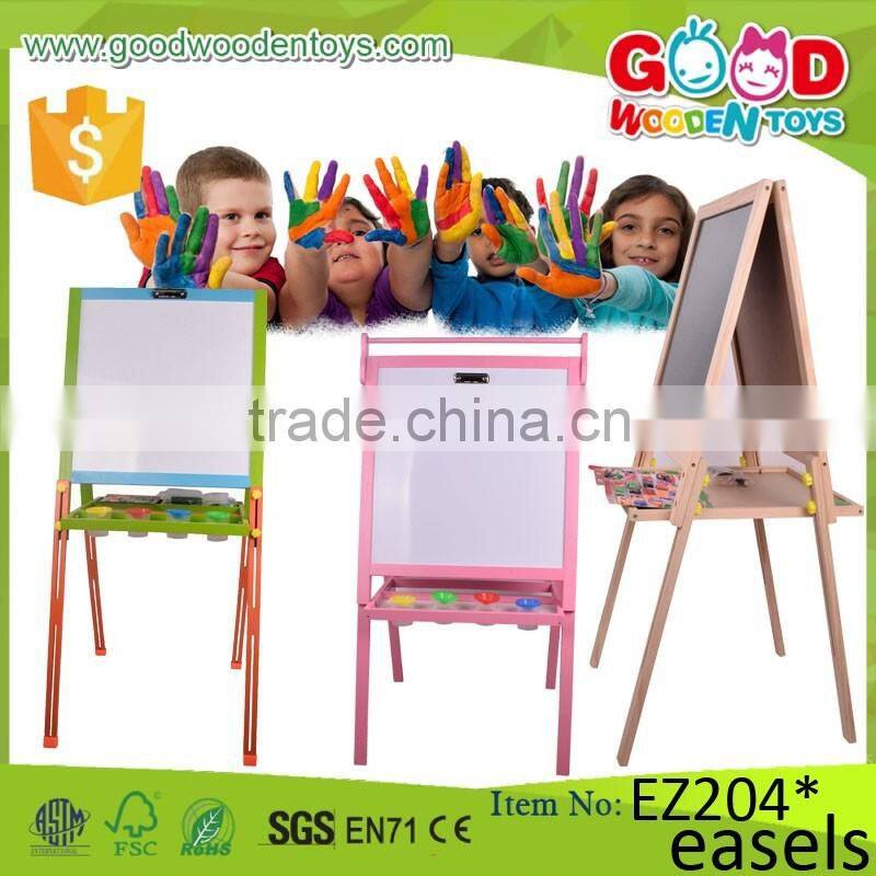 2016 New Design Multifunctional Whiteboard for Children Portable Art Drawing Board Toy Set Wooden Educational Kids Easel