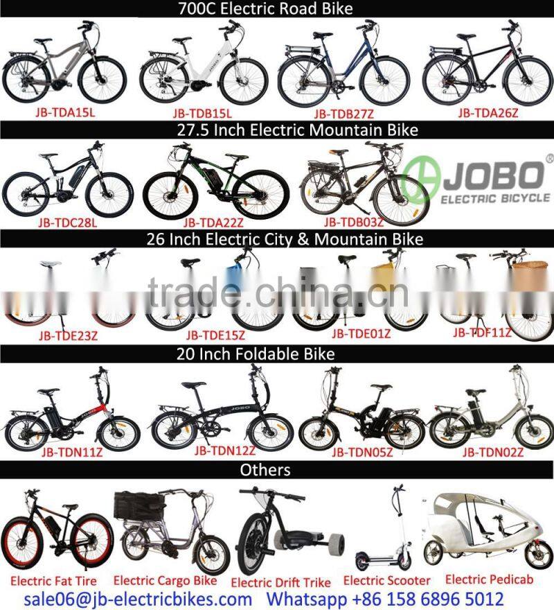 PAS System Mid Drive 700C Lithium Ion Electric Bicycle For Men (JB-TDA15L)