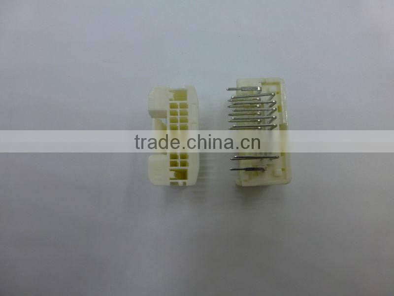 20 ways composite contact PCB male and female horizontal mounted connectors auto application