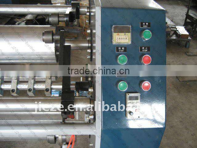 JZ-550F stretch film rewinder and semi-auto stretch film rewinder
