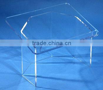 GH-R128 clear acrylic reading standing for podium ,acrylic book holder