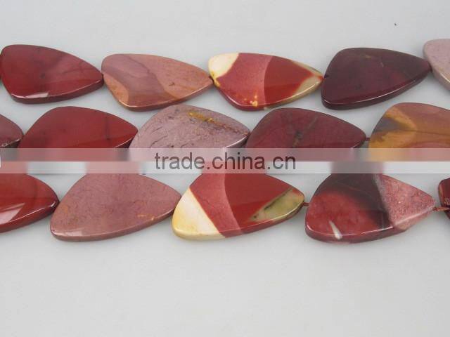 Semi-Precious Stone Inverted Triangle Natural Gemtone Loose Beads