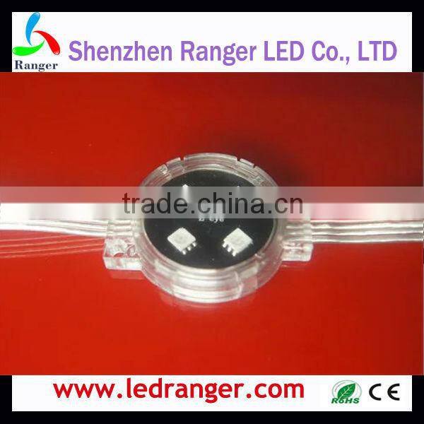 battery operated LED Pixel Module Light DMX512 with Mini Decoder Clear cover with Lens for 5050 LEDs