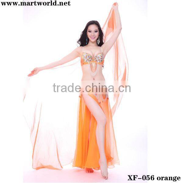 fast shipping colorful bellydancing costumes (XF-056)