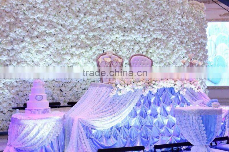 3ft x 6ft Finished Ombre Rose Flower Wall for Wedding