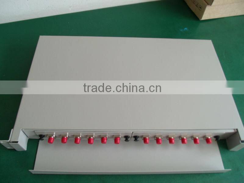 24 SC cores Slidable Rack-mount Fiber Optic Distribution Frame(ODF)