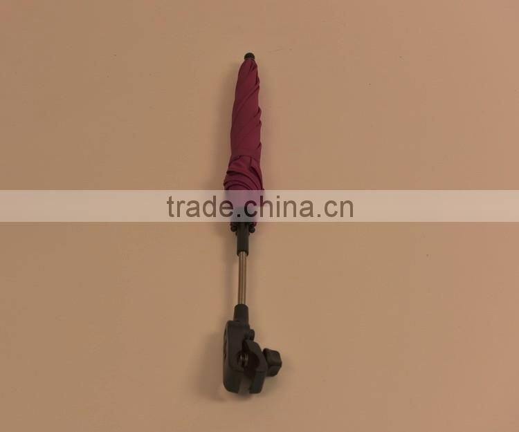 OEM high quality Baby Stroller Umbrella For Baby Car with clamp