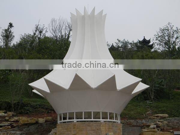 Anti-aging PVC structure membrane for gas station,extensive tent