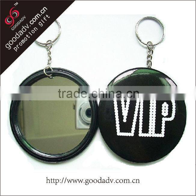 new products for 2014 promotional gifts tin pocket mirrow