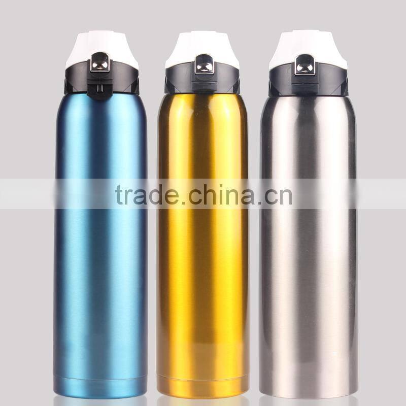Outdoor travel sport 1000ml insulated stainless steel bottle