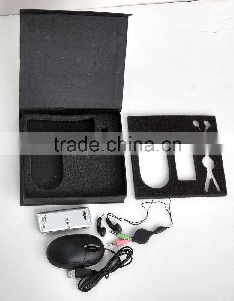 Portable Computer USB Travel Tool Kit including Laptop Mouse USB Hub Charging Cable