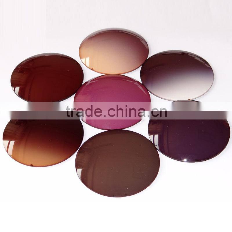 CR39 polycarbonate tinted grey sunglasses lens for sunglasses