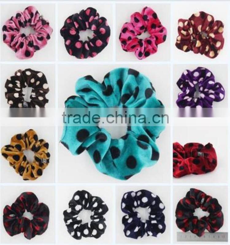 Women Elastic Scrunchie Ponytail Holder Satin Hair Band Hair Rope Hoops