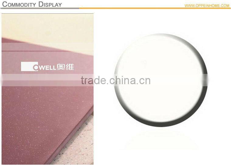 High grade modified composite acrylic solid surface