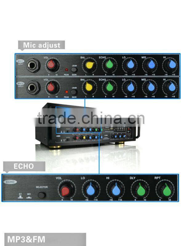 Sasion OK-061 2.1 X.Bass Professional stereo digital karaoke professional power amplifier hot sale