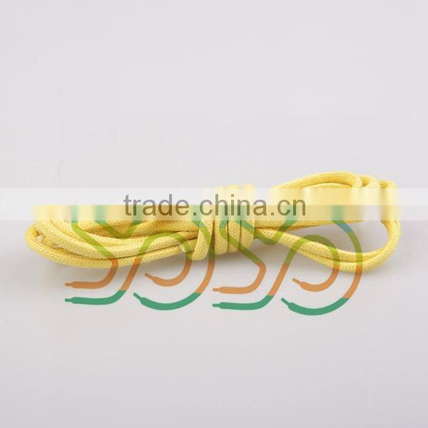 2015 Wholesale Round 100% Cotton Shoe Lacs for Dress Shoes Or Boot Shoes With High Quality And Mini Order Accept