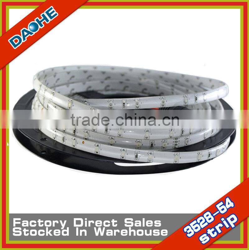 New Arrival Waterproof PU 3528 RGB SMD Led Strip 54LED/Meter RGB Lamps 12V Waterproof IP65 Led Strip Lighting CE/RoHs New