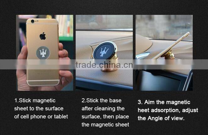 Car vent mount magnet 360 degree rotating car mount holder