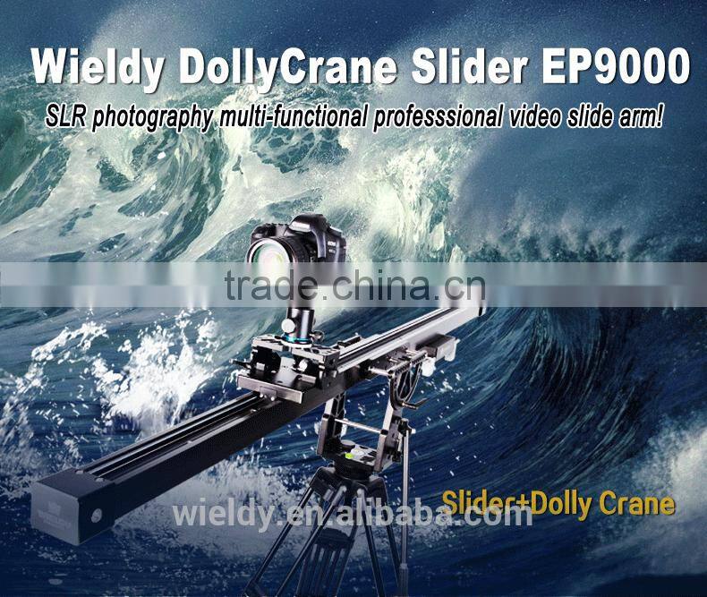 Wieldy video camera jib crane slider