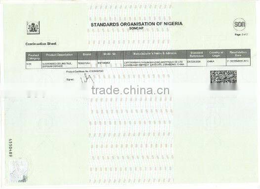 hote sale fiberglass reinforced gypsum board