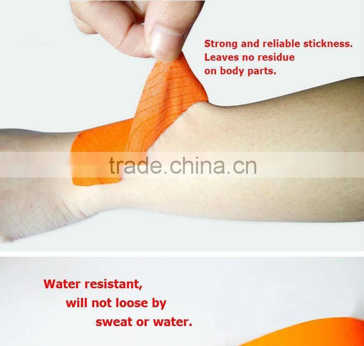 Chinese hot selling kinesiology tape worth to buy kinesiology tape with highly elasticity