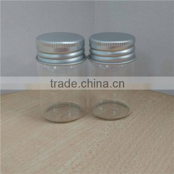 35*50mm transparent capsule bottle, small glass bottle