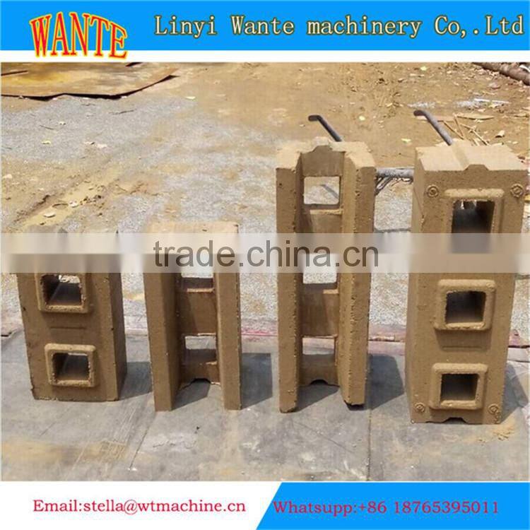 WANTE MACHINERY WT1-10 Eco Interlocking Brick Making Machine