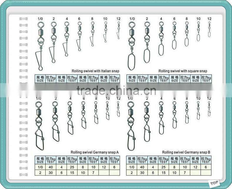 Chinese Fishing Tachke OEM Factory Fishing Swivel