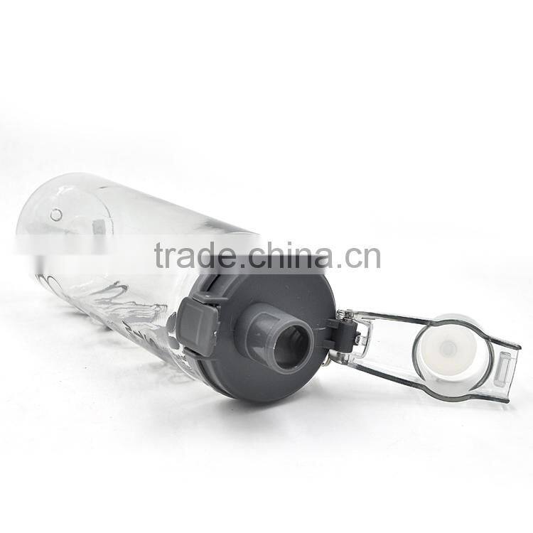 Tritan Material 600ML Airtight Plastic Water Bottle BPA free