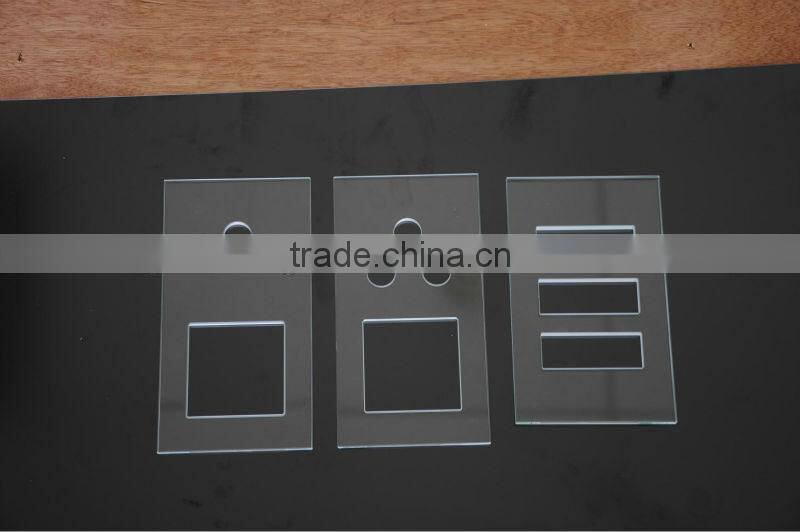 EN12150 approved Tempered Switch panel glass