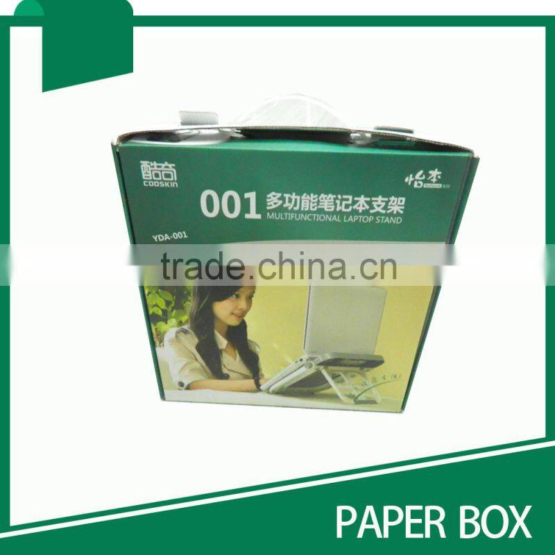 2015 PLASTIC HANDLE CARDBOARD CORRUGATED CARTON BOX EP835656