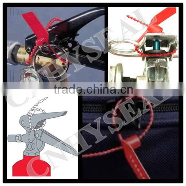 CH307 disposable seal barcoded straps of plastic bag