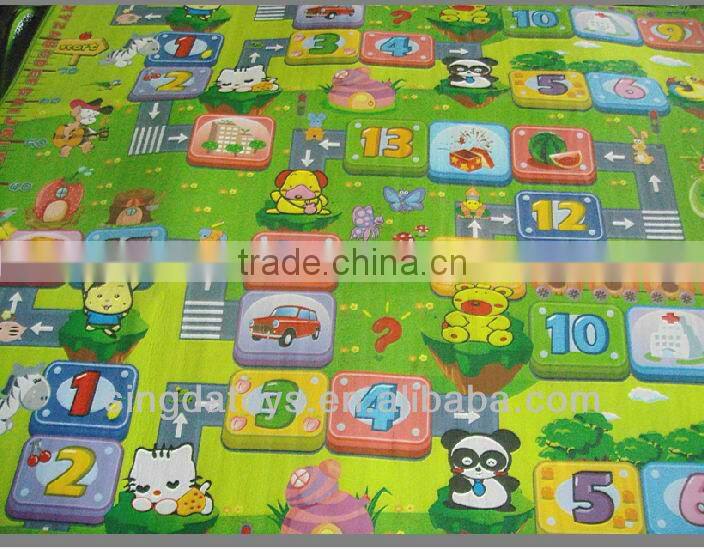 Nice cow shape popular for baby kids play mat
